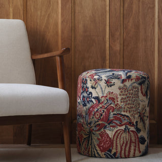 Pill Pouffe - Floral