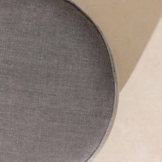 Pouffe with Ball Feet - Cornflour