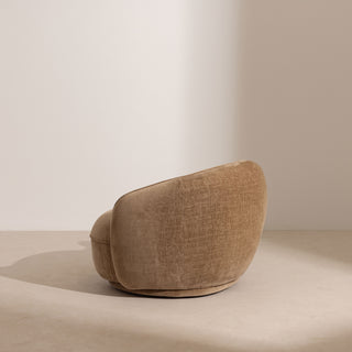 Swivel Lounge Chair - Caramel