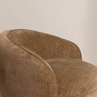 Swivel Lounge Chair - Caramel