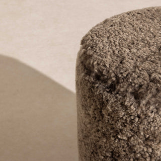 No.17 The Haven Sheepskin Pouffe on Ball-Feet