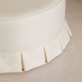 Box-Pleat Ottoman