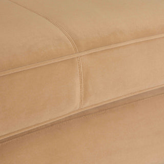 Piped Velvet Sofa