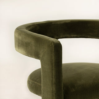 Curved Armchair - Khaki